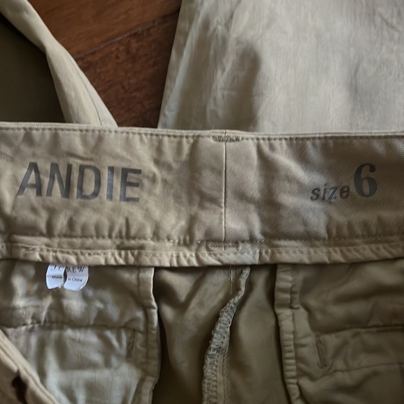 J Crew Andie Chino Tuxedo Stripe Pants Size 6 - Picture 11 of 13